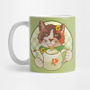 Calico Cat and Tea Mug